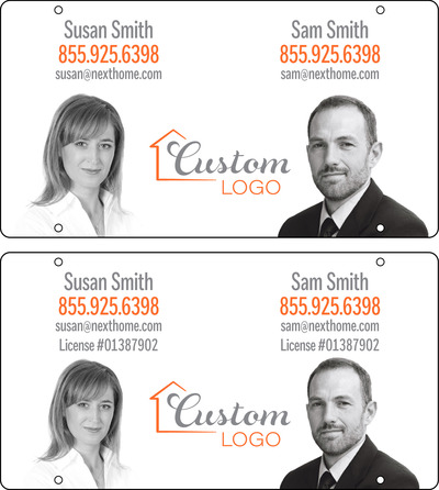 Agent Photo Sign Rider, 12h x 22w, 3mm Aluminum Composite